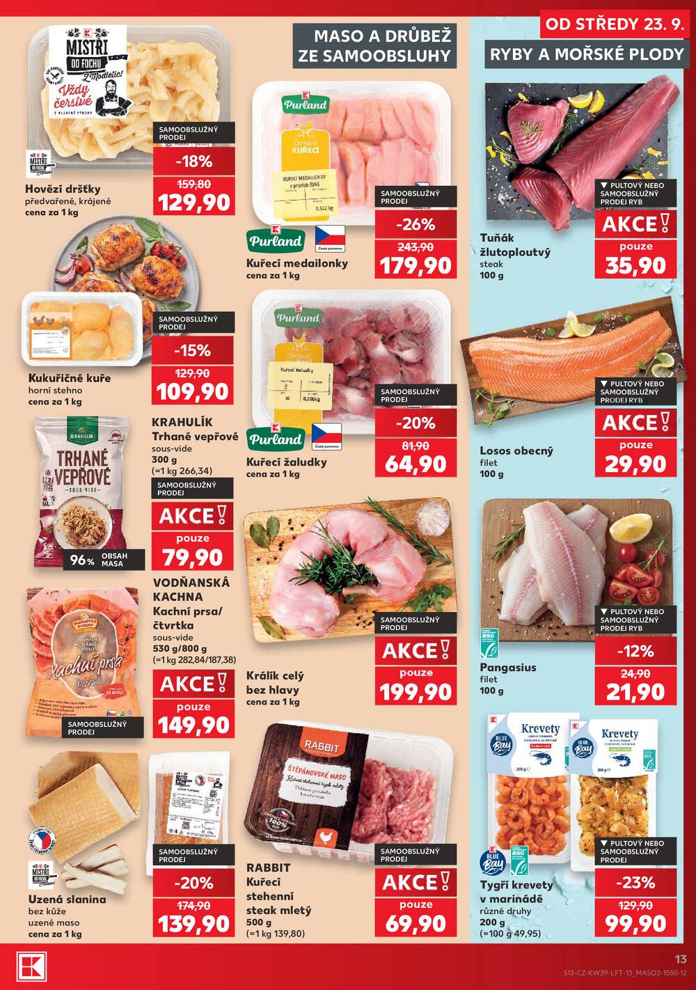Kaufland 23.9. - 29.9. - Kaufland - Praha 8 (Malý Klín)