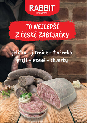 RABBIT řeznictví : 2 letáky