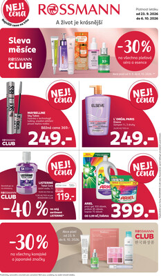 Leták ROSSMANN 23.9. - 6.10.