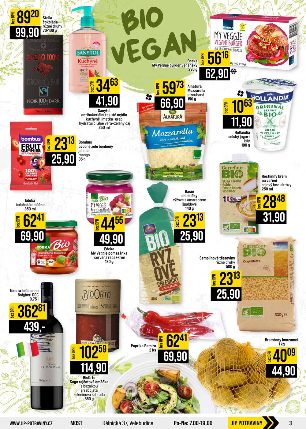 Leták JIP - JIP Cash & Carry Brno, Praha, Ostrava, Jilemnice, Pardubice, Ostrava, Karlovy Vary, Olomouc a Zlín od 23.9. do 29.9.2026 - strana 3 Leták JIP - JIP Cash & Carry Brno, Praha, Ostrava, Jilemnice, Pardubice, Ostrava, Karlovy Vary, Olomouc a Zlín od 23.9. do 29.9.2026 - strana 3