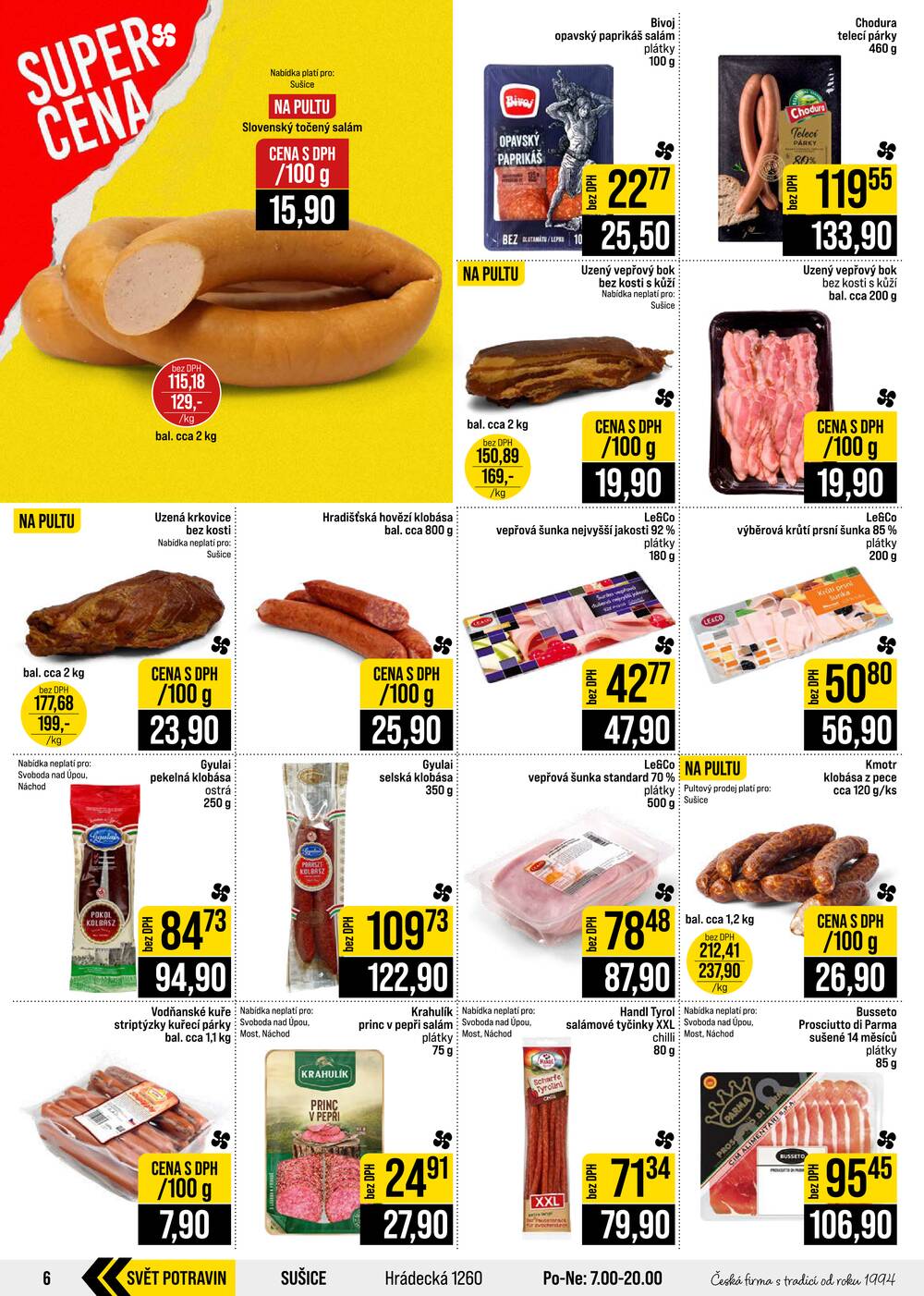 Leták JIP - JIP Cash & Carry České Budějovice, Most, Náchod, Polička, Sušice a Svoboda nad Úpou od 23.9. do 29.9.2026 - strana 6