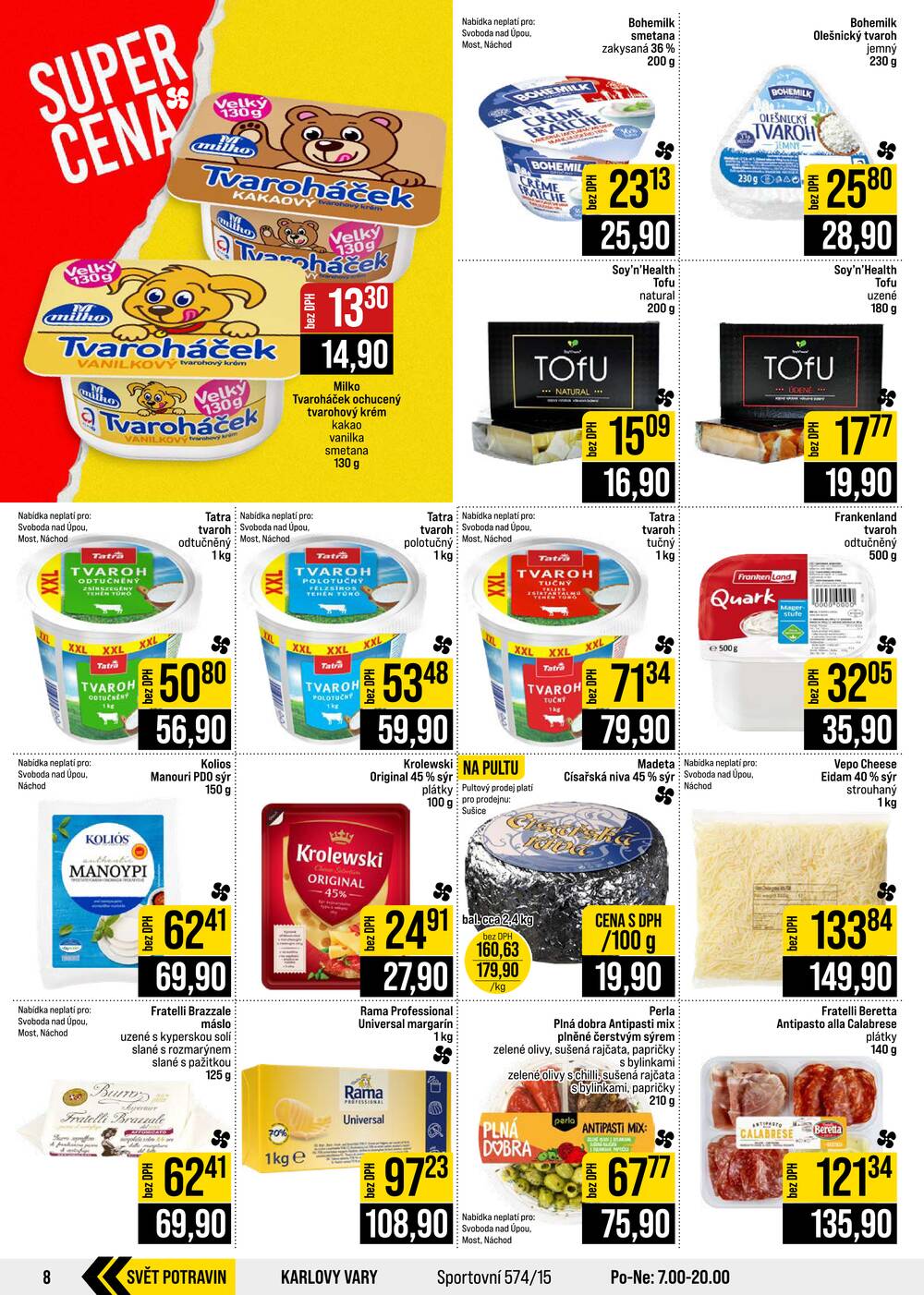 JIP Cash & Carry České Budějovice, Most, Náchod, Polička, Sušice a Svoboda nad Úpou od 23.9. do 29.9.2026