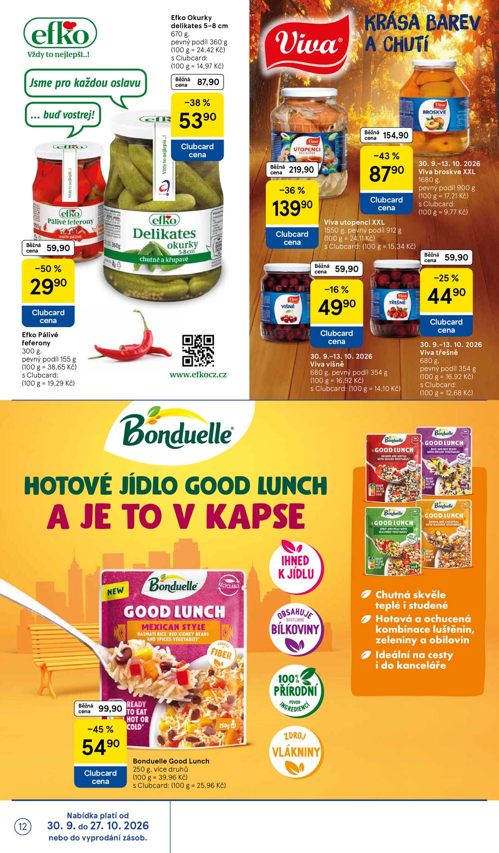 Tesco hypermarkety katalog Podzim od 30.9. do 27.10.2026