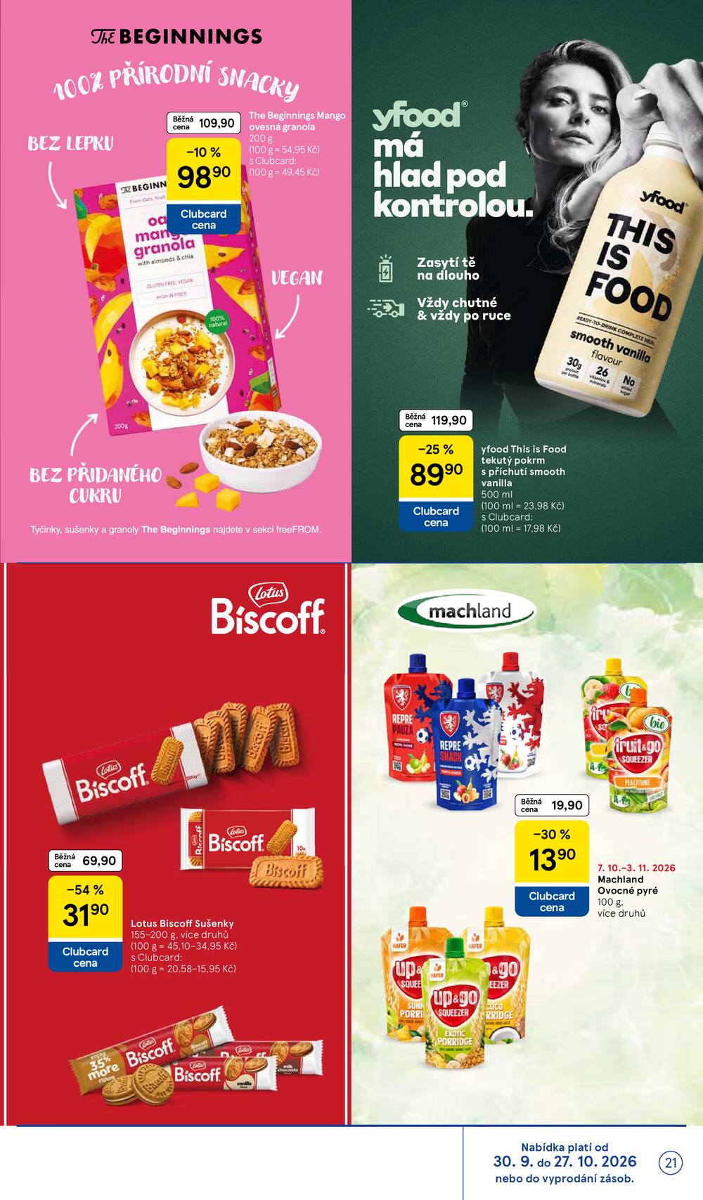 Tesco hypermarkety katalog Podzim od 30.9. do 27.10.2026