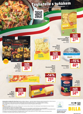 BILLA katalog Itálie od 30.9. do 20.10.2026