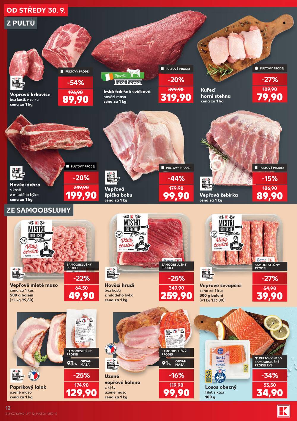 Kaufland 30.9. - 6.10. - Kaufland - Benešov