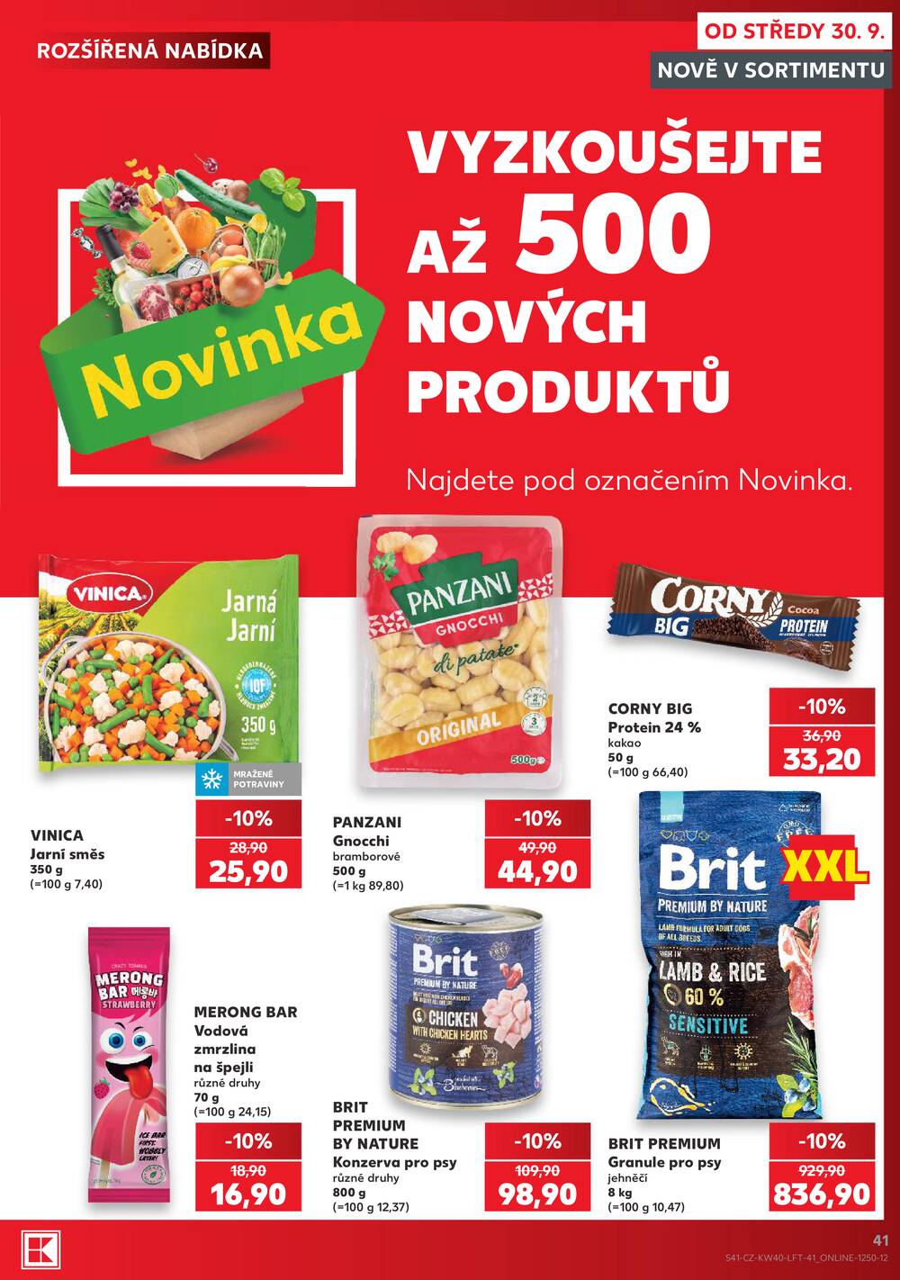 Kaufland 30.9. - 6.10. - Kaufland - Benešov
