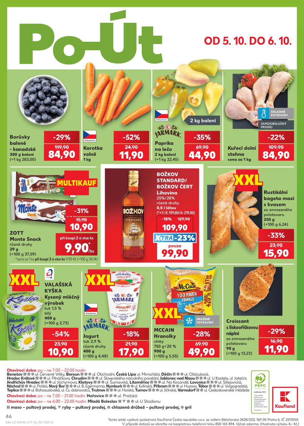 Kaufland 30.9. - 6.10. - Kaufland - Benešov