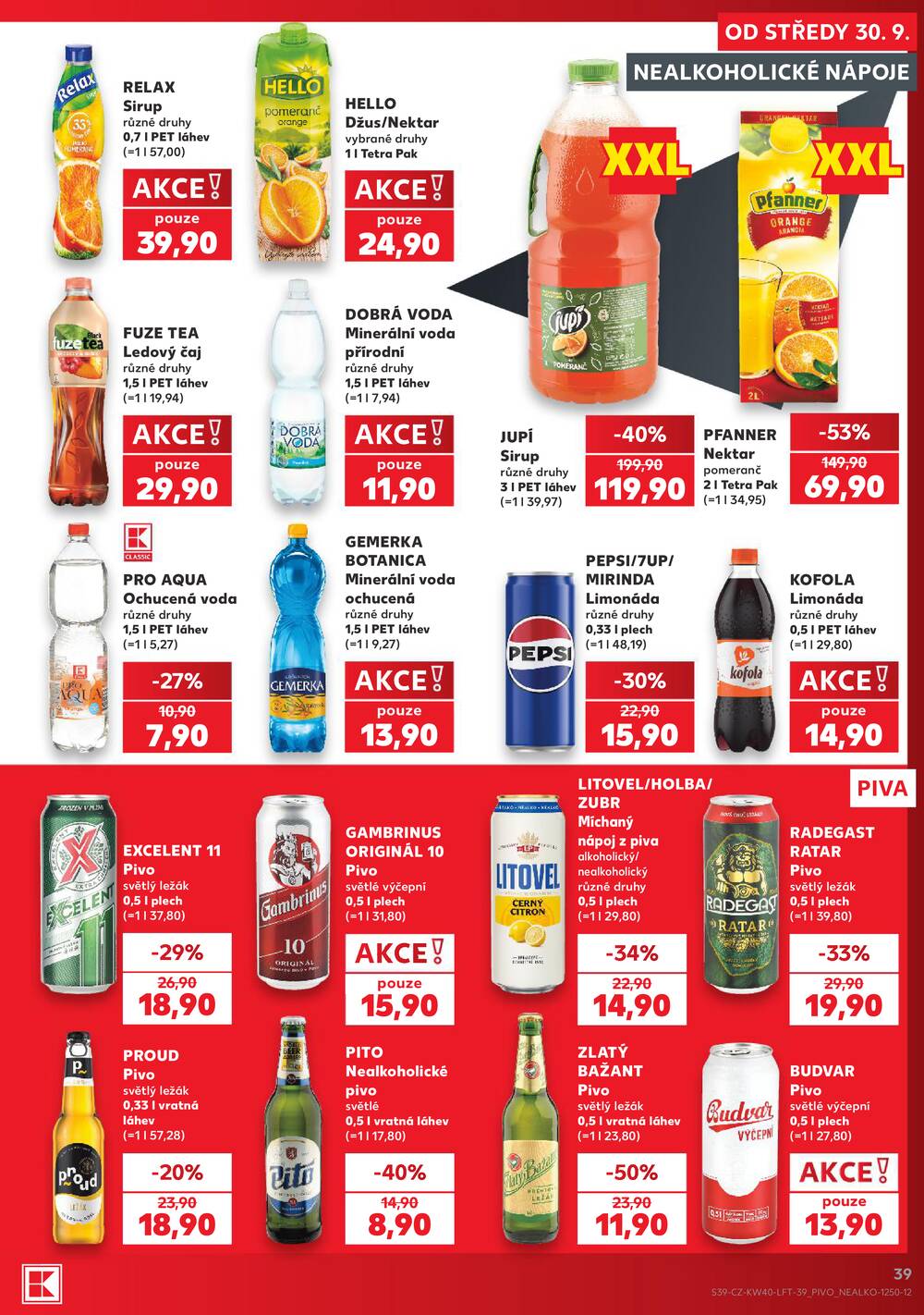 Kaufland 30.9. - 6.10. - Kaufland - Lovosice (Siřejovická)