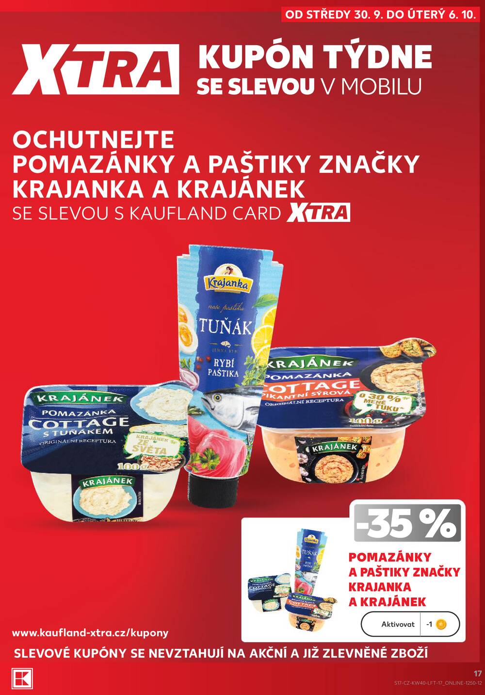 Kaufland 30.9. - 6.10. - Kaufland - Třebíč Horka-Domky