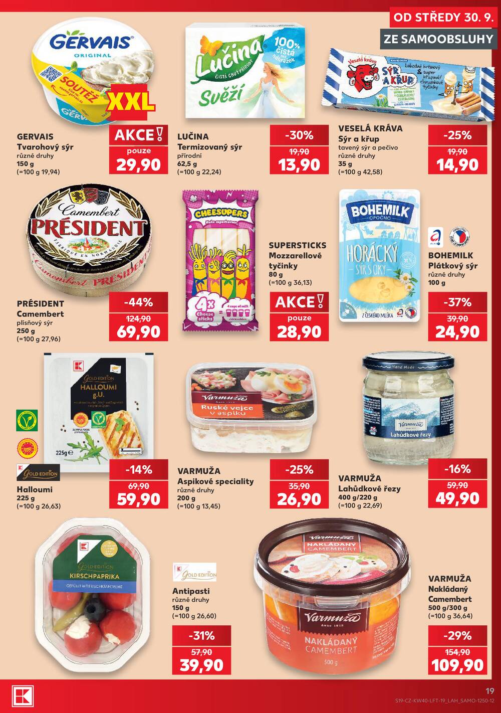 Kaufland 30.9. - 6.10. - Kaufland - Třebíč Horka-Domky