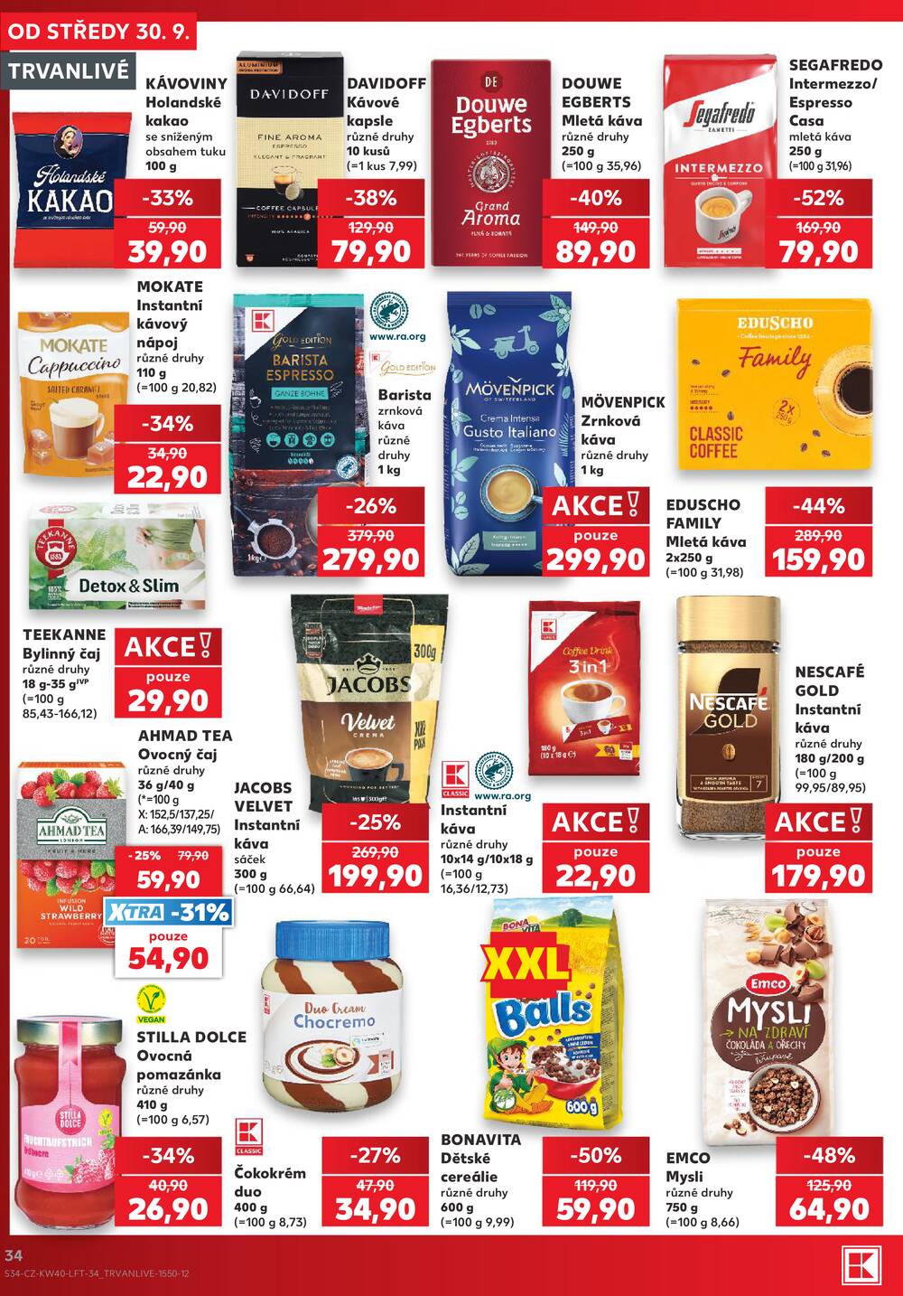 Kaufland 30.9. - 6.10. - Kaufland - Třebíč Horka-Domky