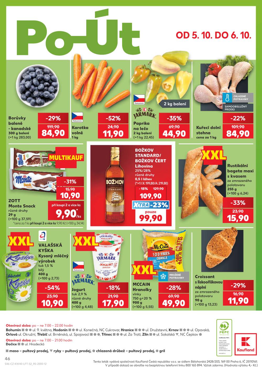 Kaufland 30.9. - 6.10. - Kaufland - Třebíč Horka-Domky