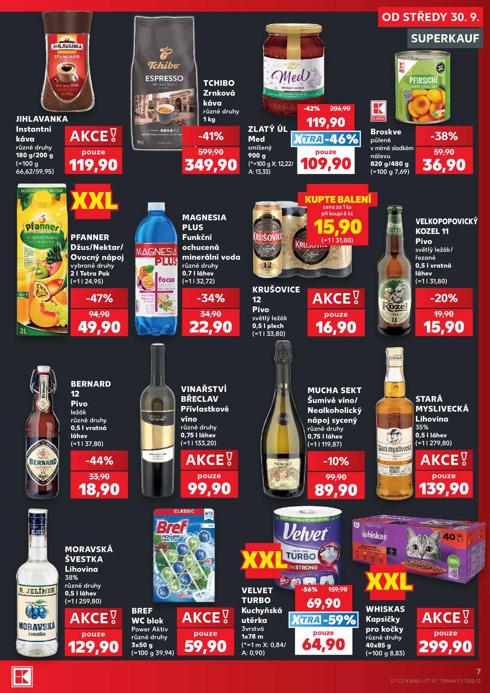 Kaufland 30.9. - 6.10. - Kaufland - Pardubice (S. K. Neumanna)