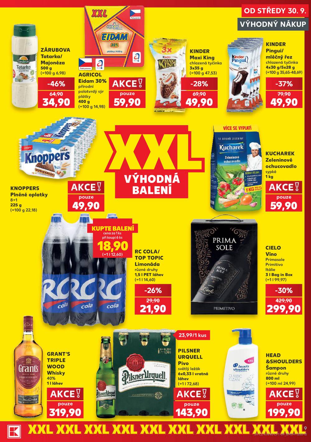 Kaufland 30.9. - 6.10. - Kaufland - Pardubice (S. K. Neumanna)