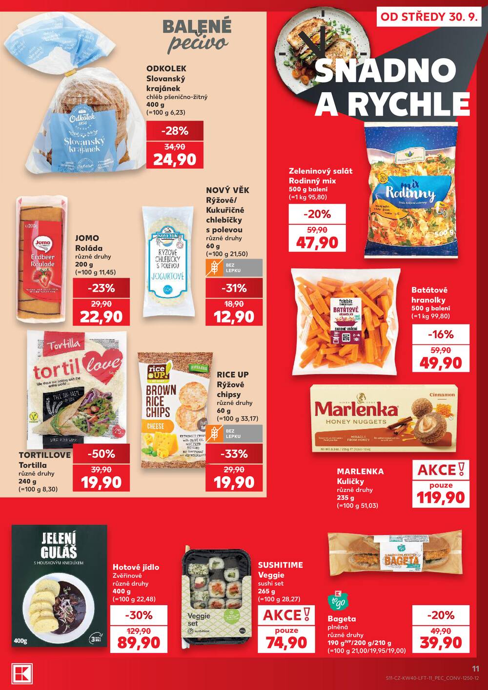 Kaufland 30.9. - 6.10. - Kaufland - Pardubice (S. K. Neumanna)