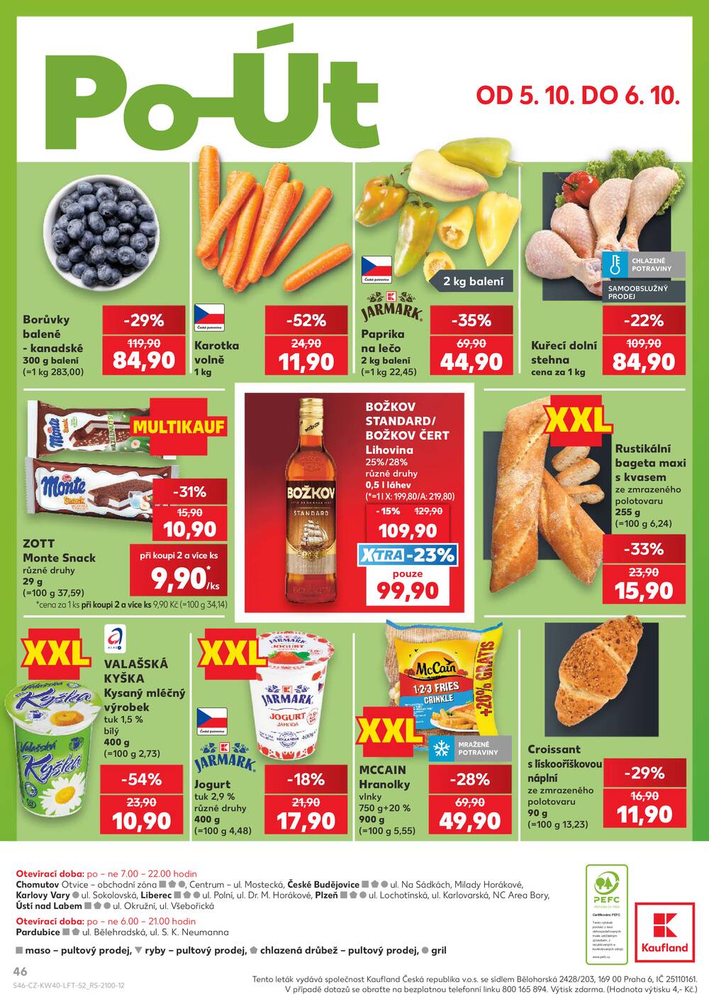 Kaufland 30.9. - 6.10. - Kaufland - Pardubice (S. K. Neumanna)