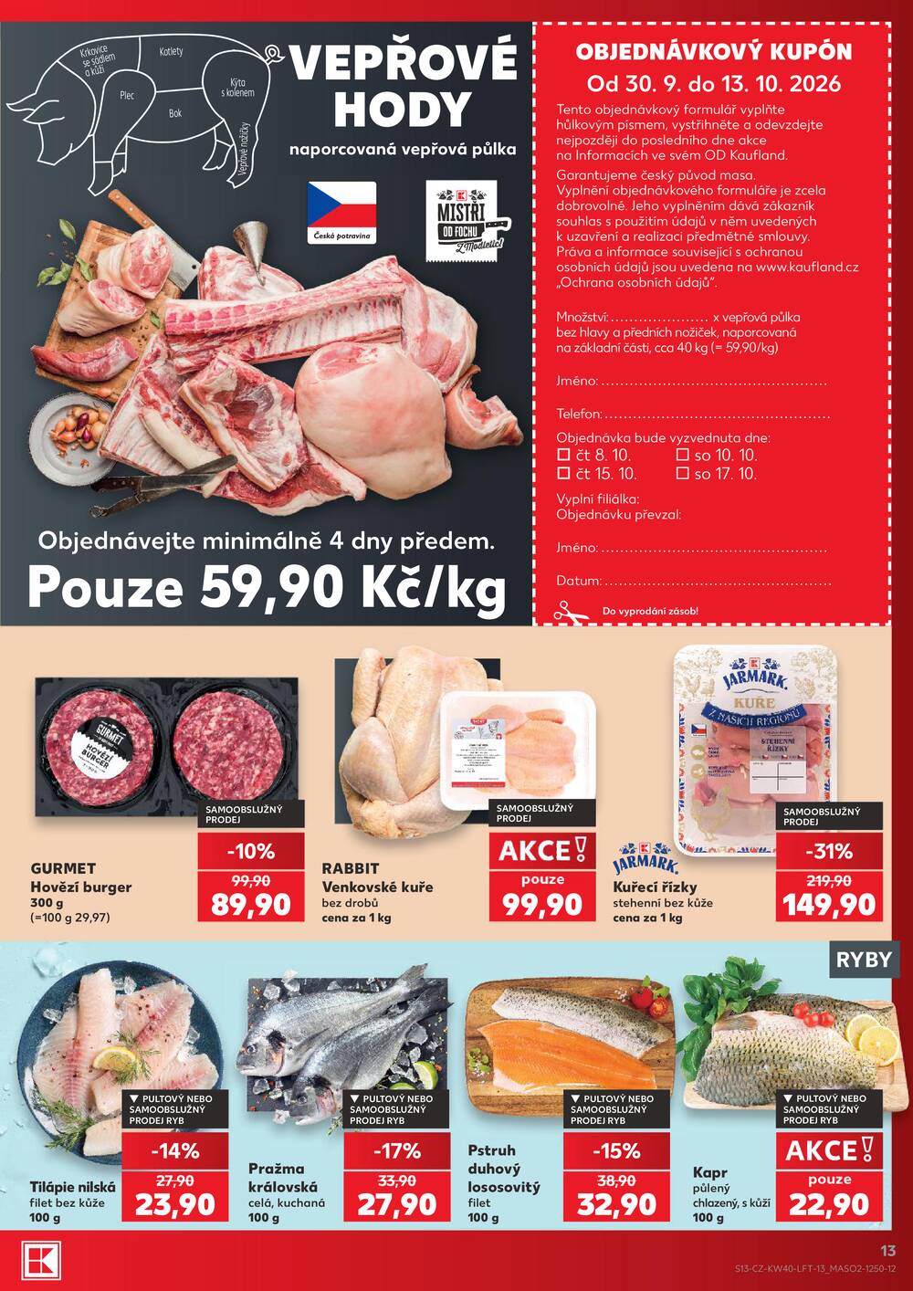Kaufland 30.9. - 6.10. - Kaufland Poděbrady - U Garáží