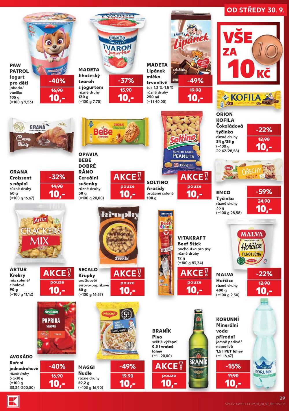 Kaufland 30.9. - 6.10. - Kaufland Poděbrady - U Garáží