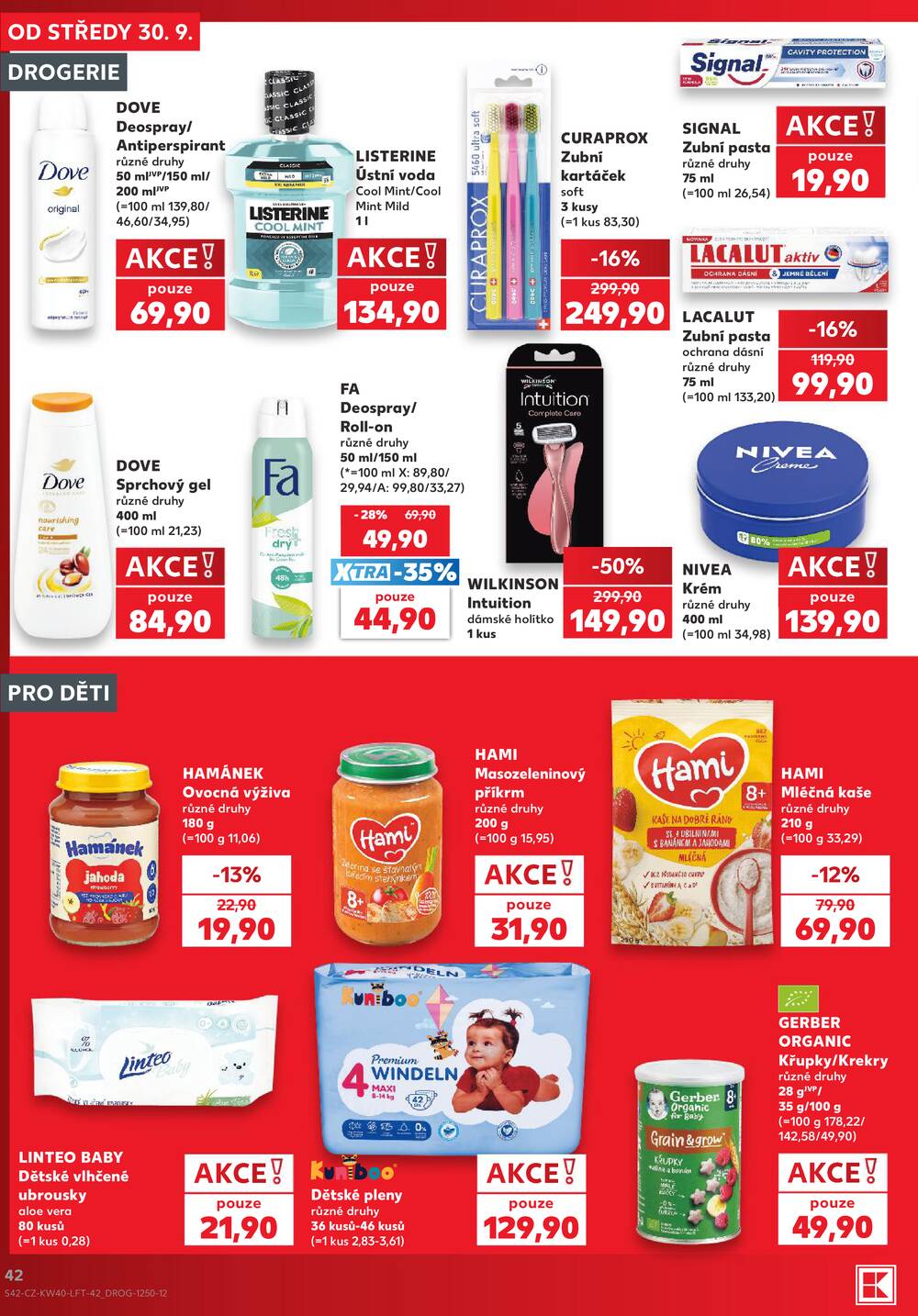 Kaufland 30.9. - 6.10. - Kaufland Poděbrady - U Garáží
