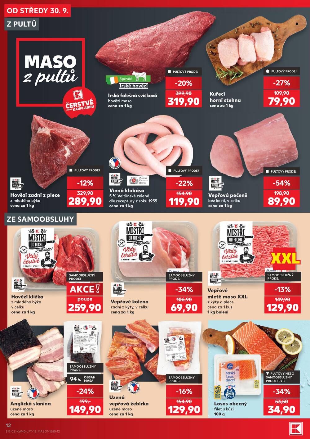 Kaufland 30.9. - 6.10. - Kaufland - Roudnice nad Labem