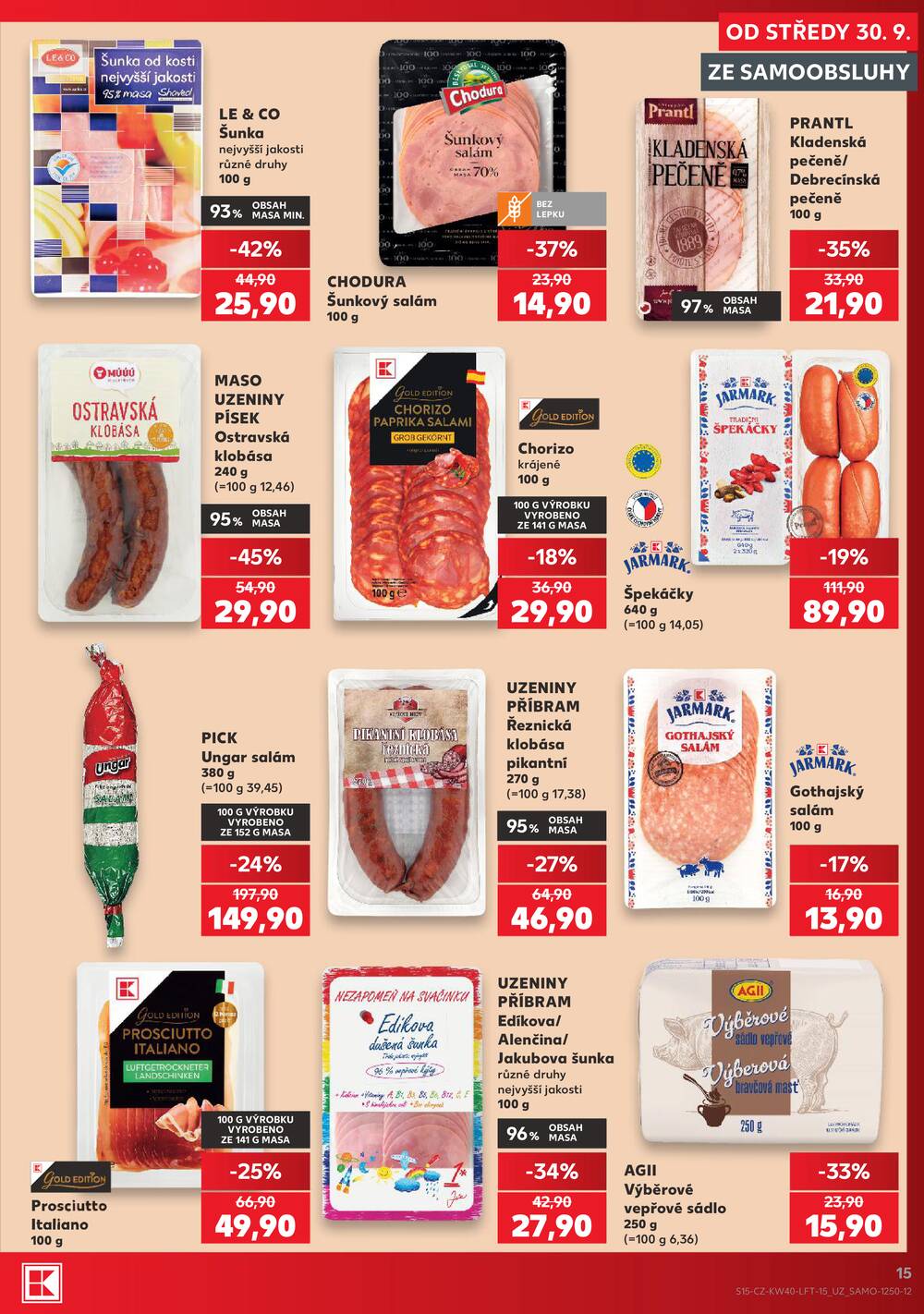 Kaufland 30.9. - 6.10. - Kaufland - Roudnice nad Labem