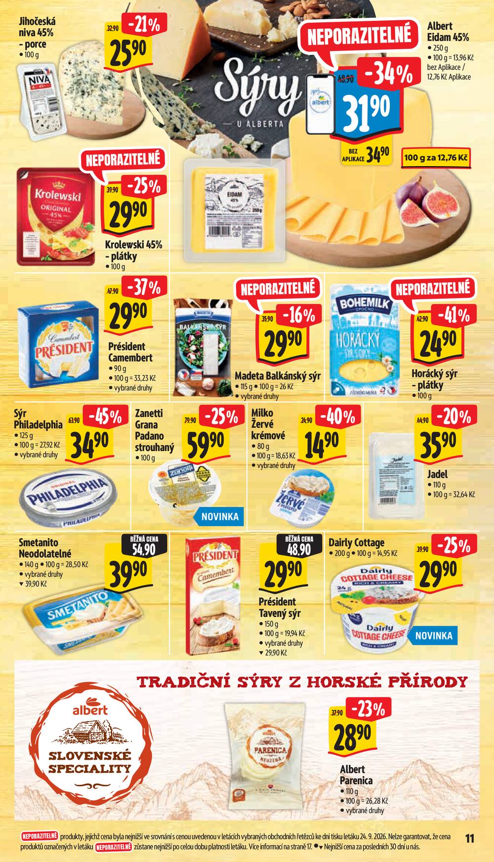 Albert Supermarket od 30.9. do 6.10.2026