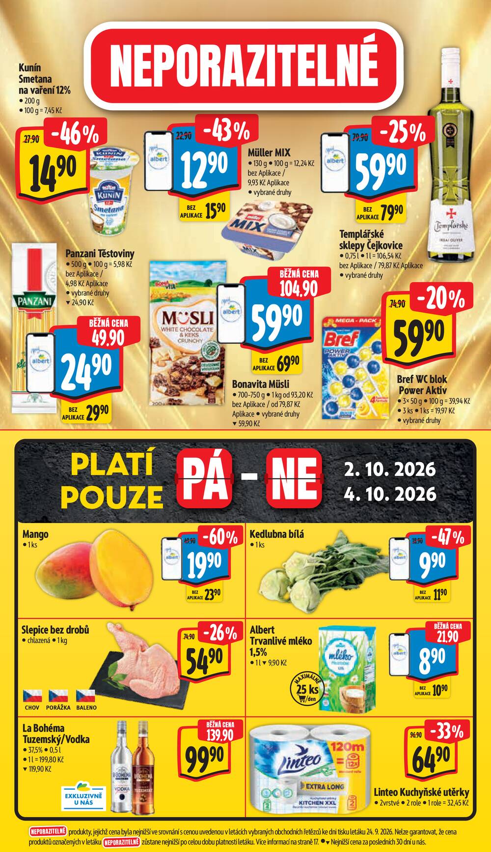 Leták Albert - Albert Supermarket Jihomoravský od 30.9. do 6.10.2026 - strana 45 Leták Albert - Albert Supermarket Jihomoravský od 30.9. do 6.10.2026 - strana 45