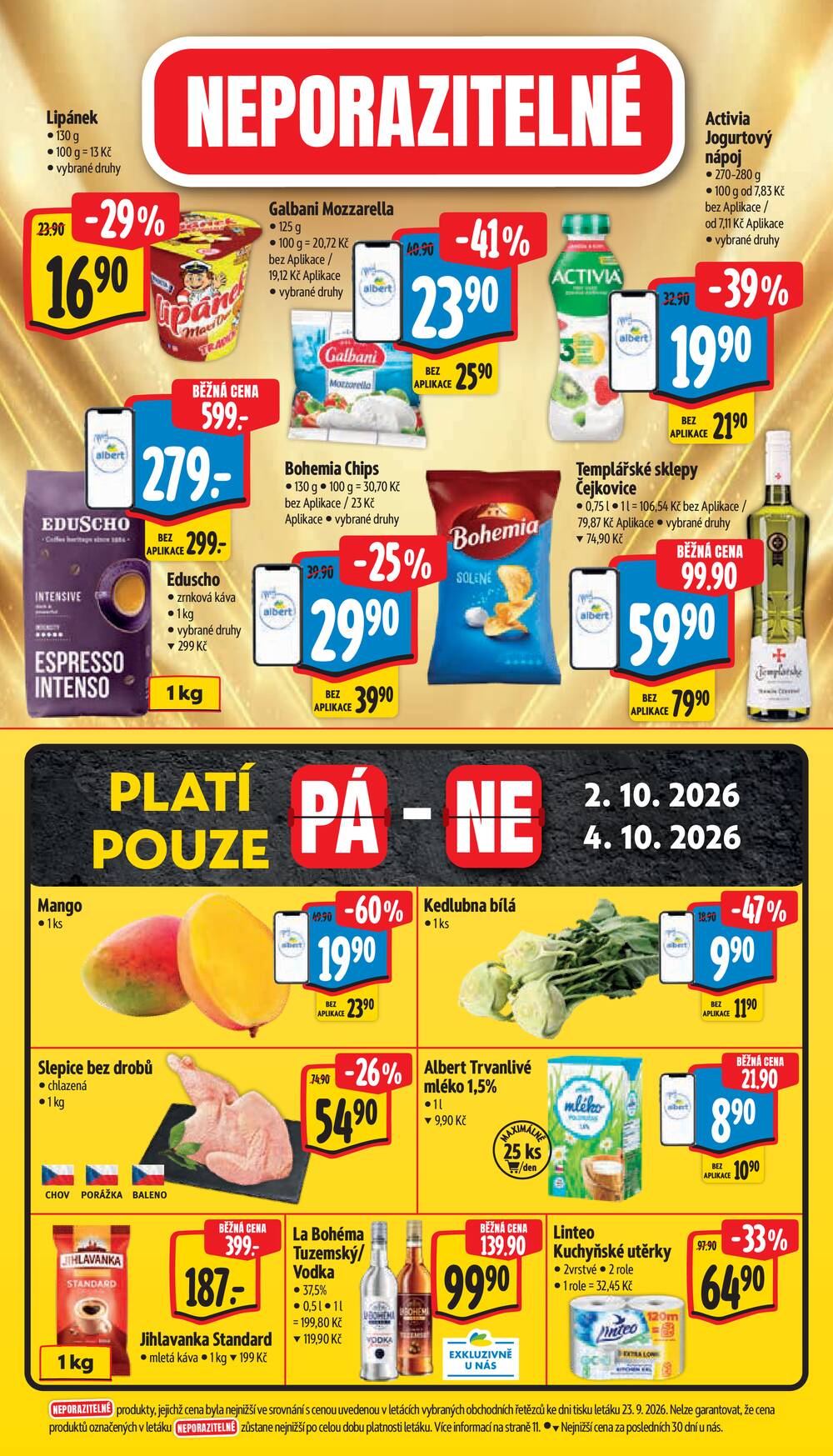 Albert  Hypermarket od 30.9. do 6.10.2026