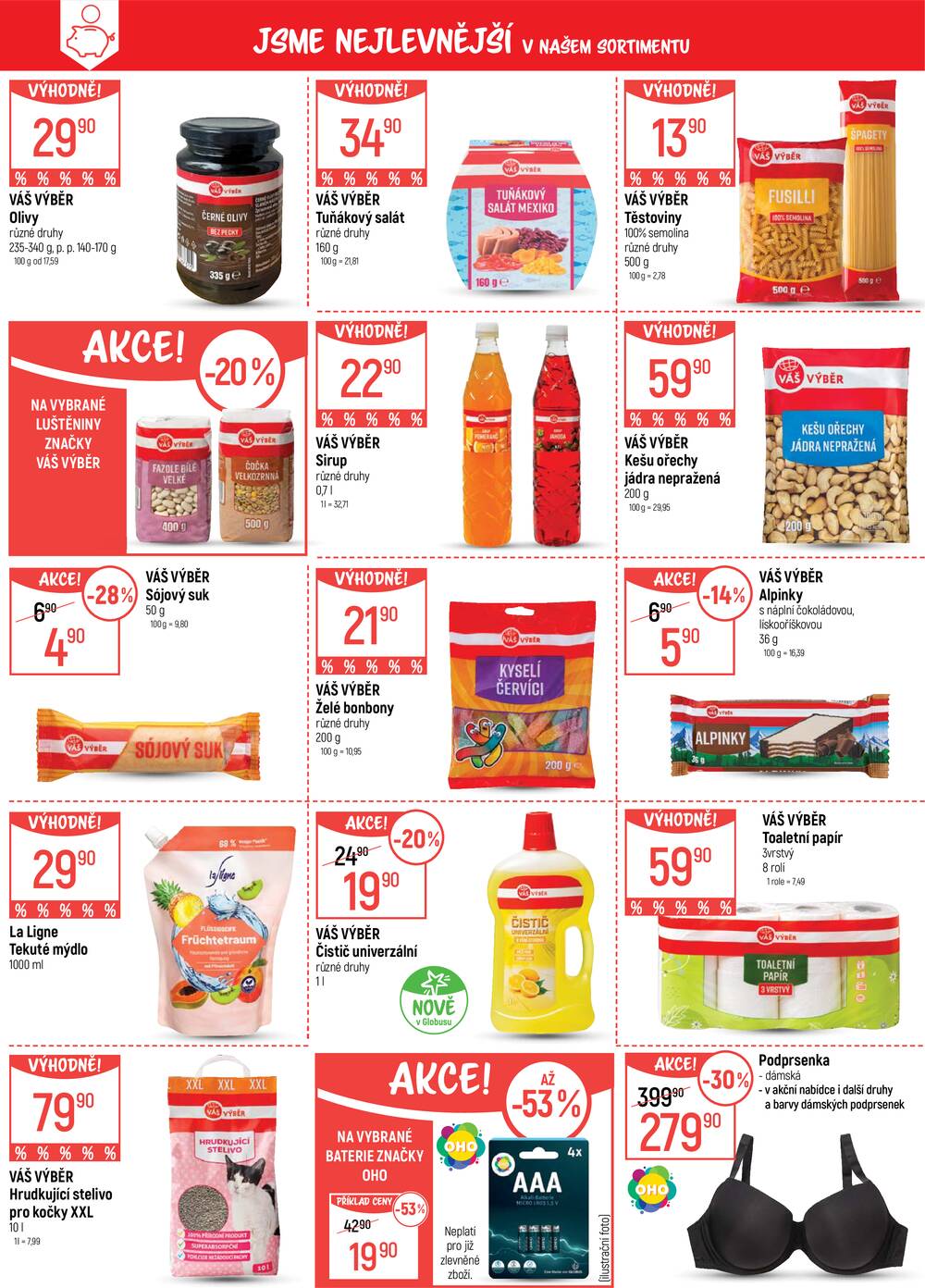 Akční leták Globus 30.9. - 6.10.2026 - Globus Praha - Čakovice