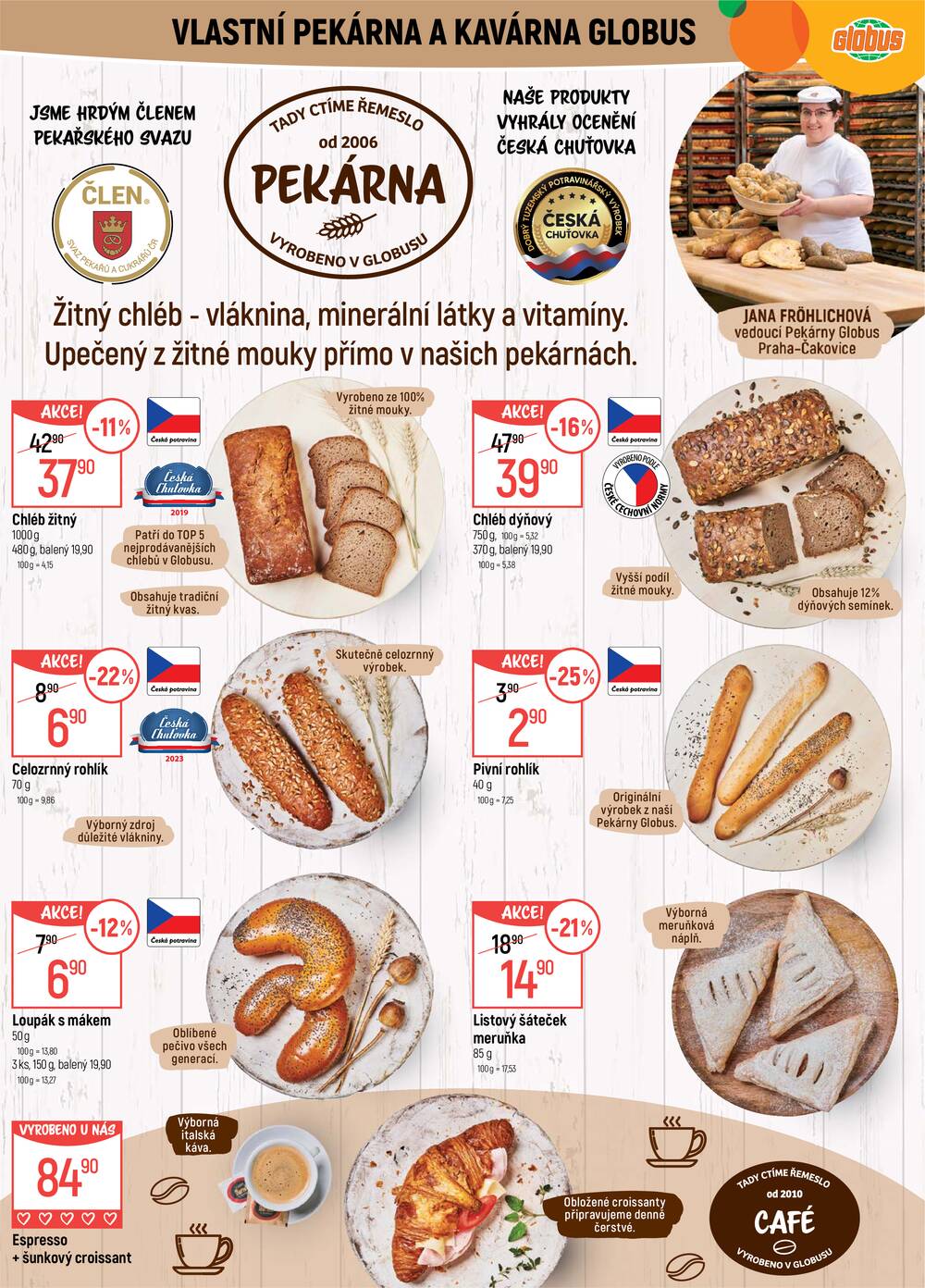 Akční leták Globus 30.9. - 6.10.2026 - Globus Praha - Čakovice