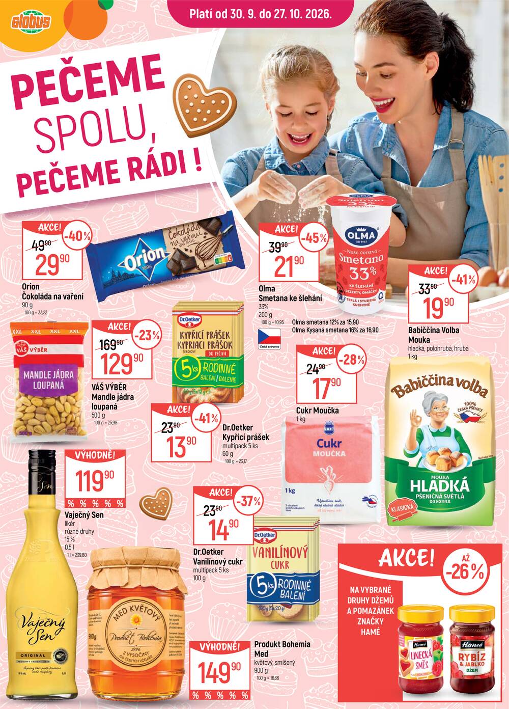 Akční leták Globus 30.9. - 27.10.2026 - Globus Chomutov