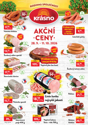 Krásno od 28.9. do 11.10.2026