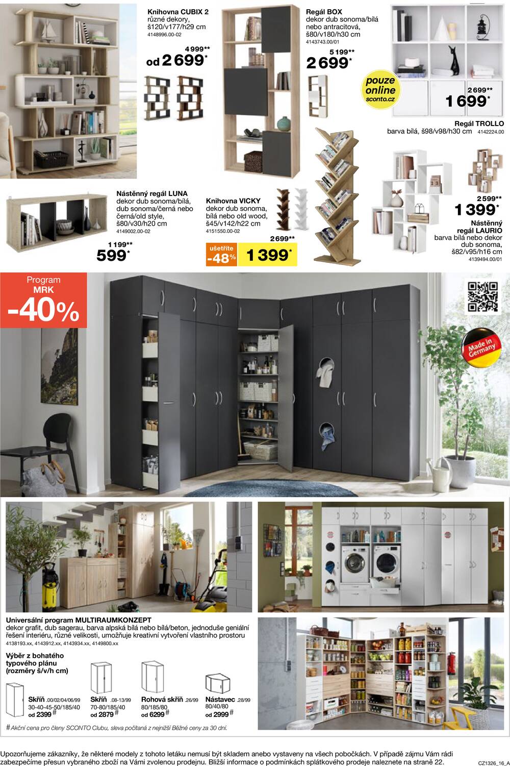 Leták SCONTO Nábytek - Sconto nábytek od 14.10. do 10.11.2026 - strana 16