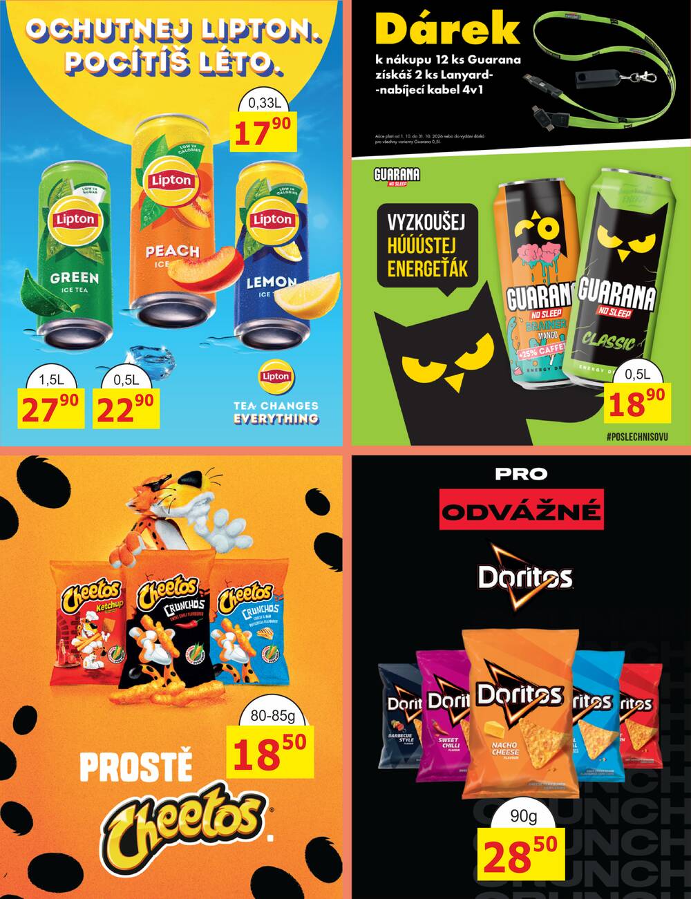 BENE Nápoje od 1.10. do 31.10.2026