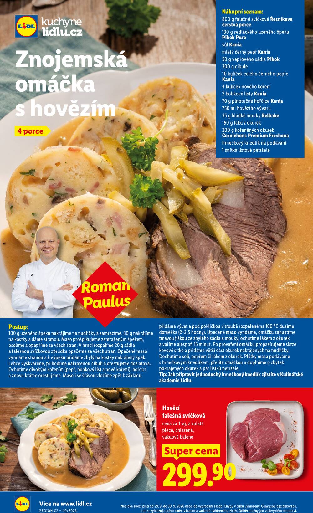 Lidl od 29.9. do 30.9.2026