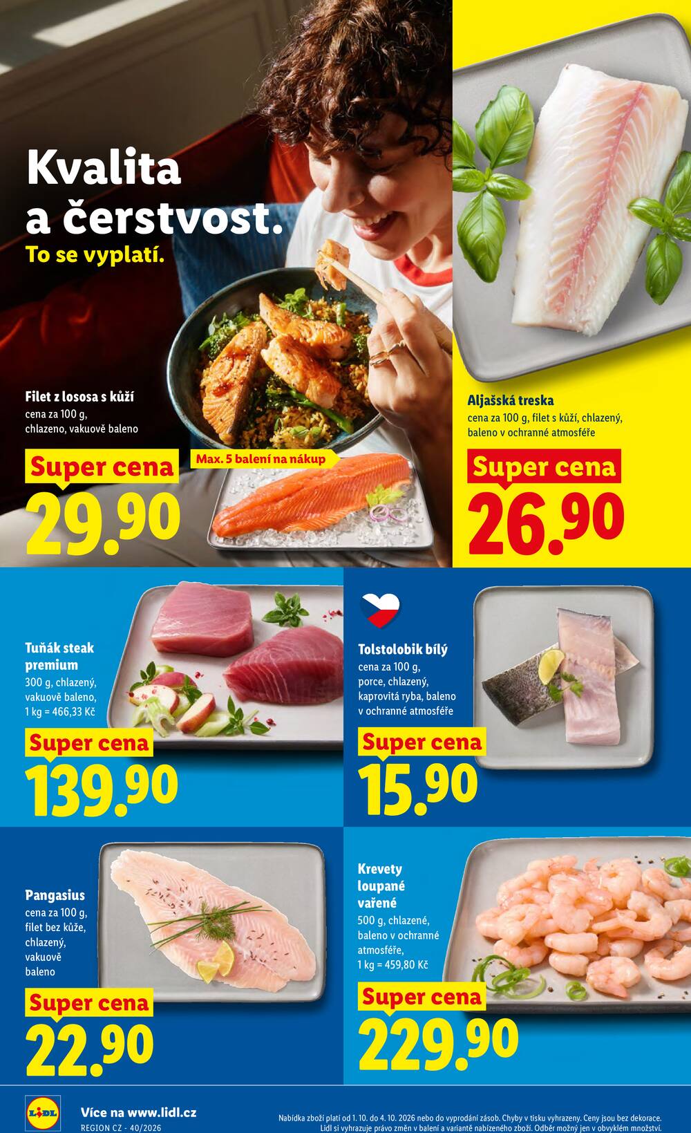 Lidl Čtvrtek od 1.10. do 4.10.2026
