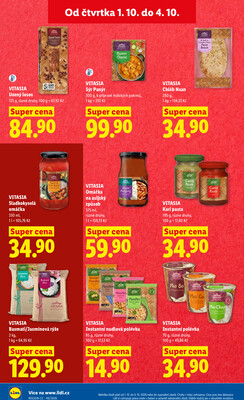 Lidl Čtvrtek od 1.10. do 4.10.2026