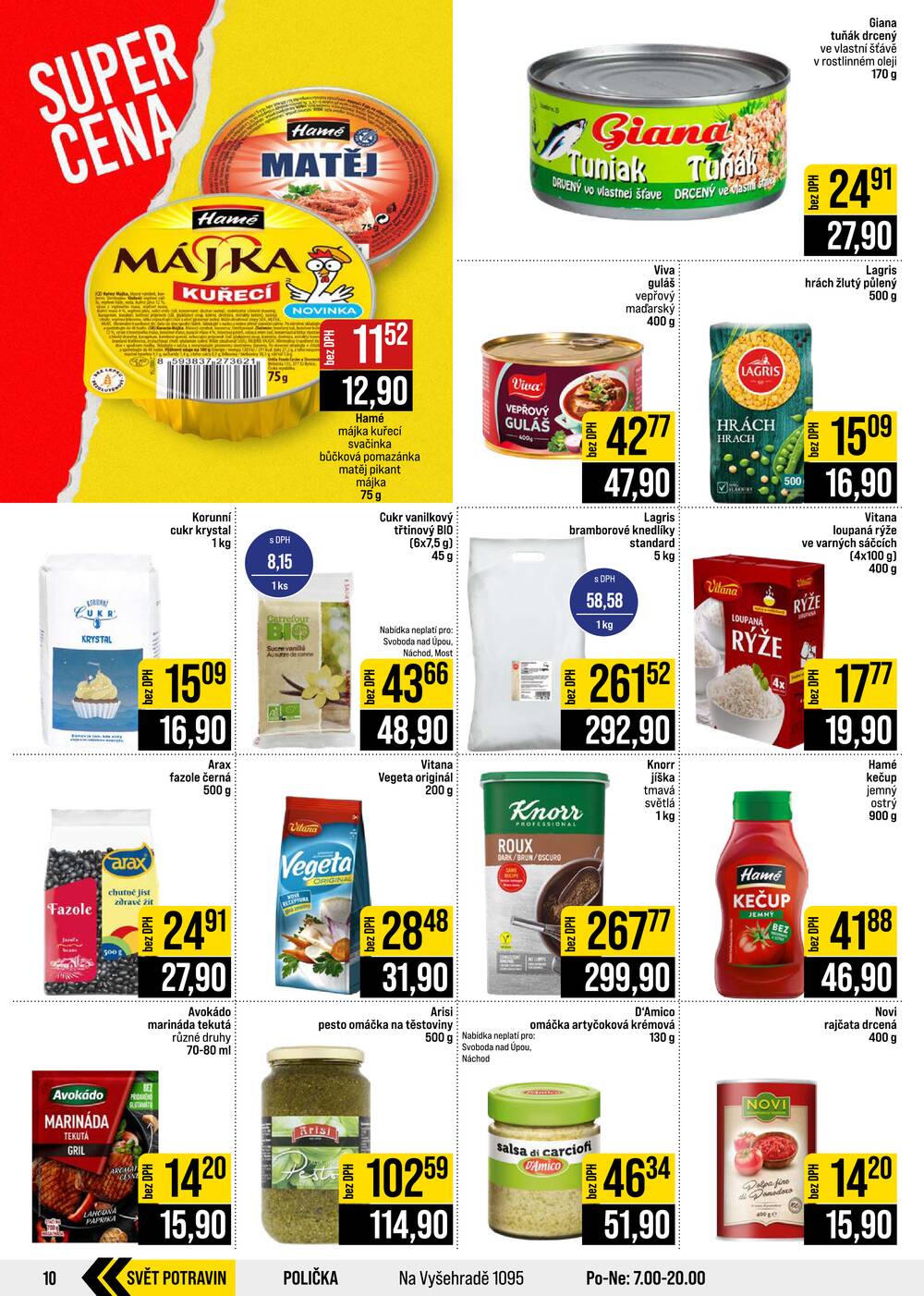 Leták JIP - JIP Cash & Carry České Budějovice, Most, Náchod, Polička, Sušice a Svoboda nad Úpou od 30.9. do 6.10.2026 - strana 10