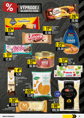 JIP Cash & Carry České Budějovice, Most, Náchod, Polička, Sušice a Svoboda nad Úpou od 30.9. do 6.10.2026