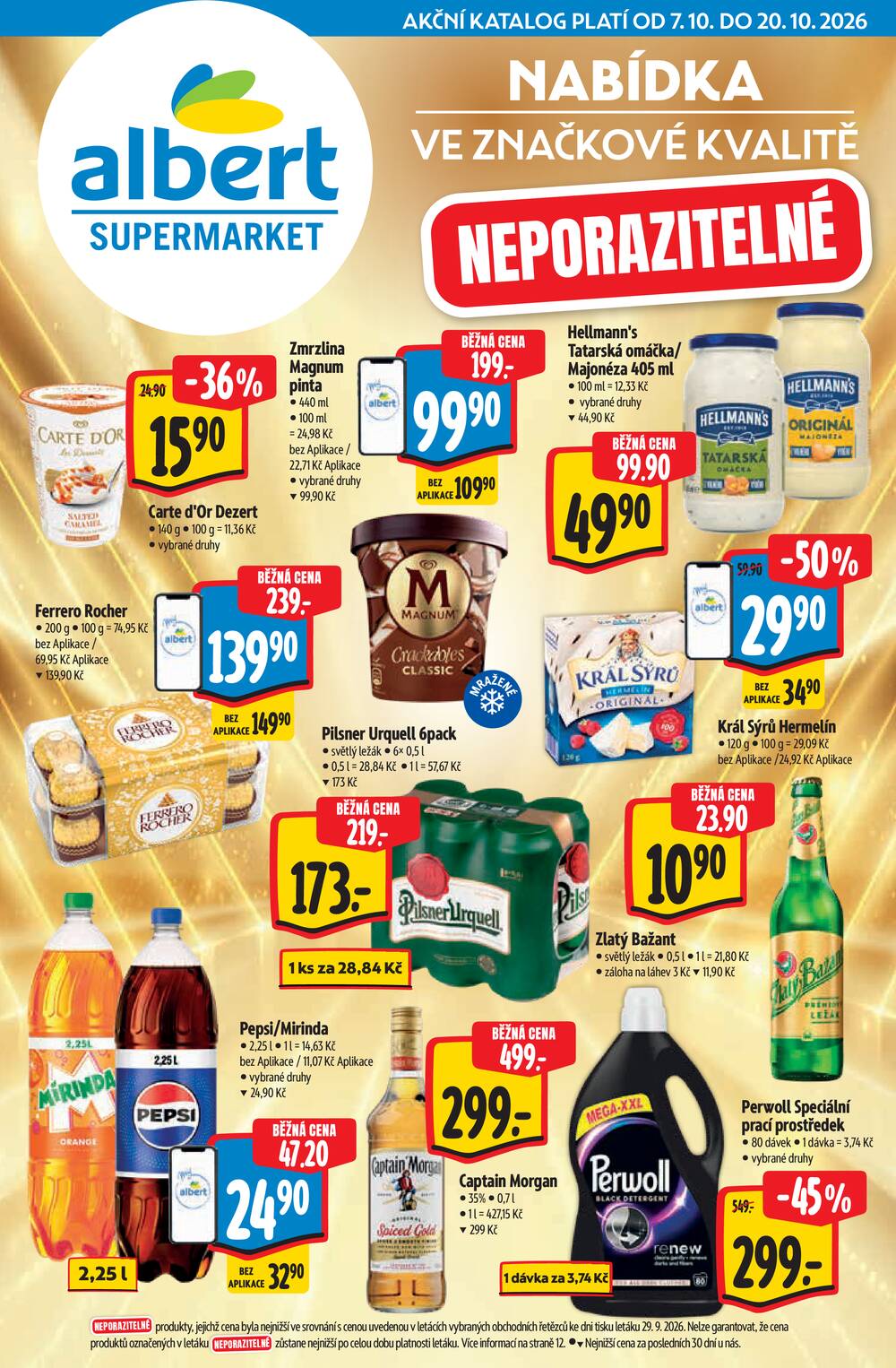 Albert Supermarket katalog Brand od 7.10. do 20.10.2026