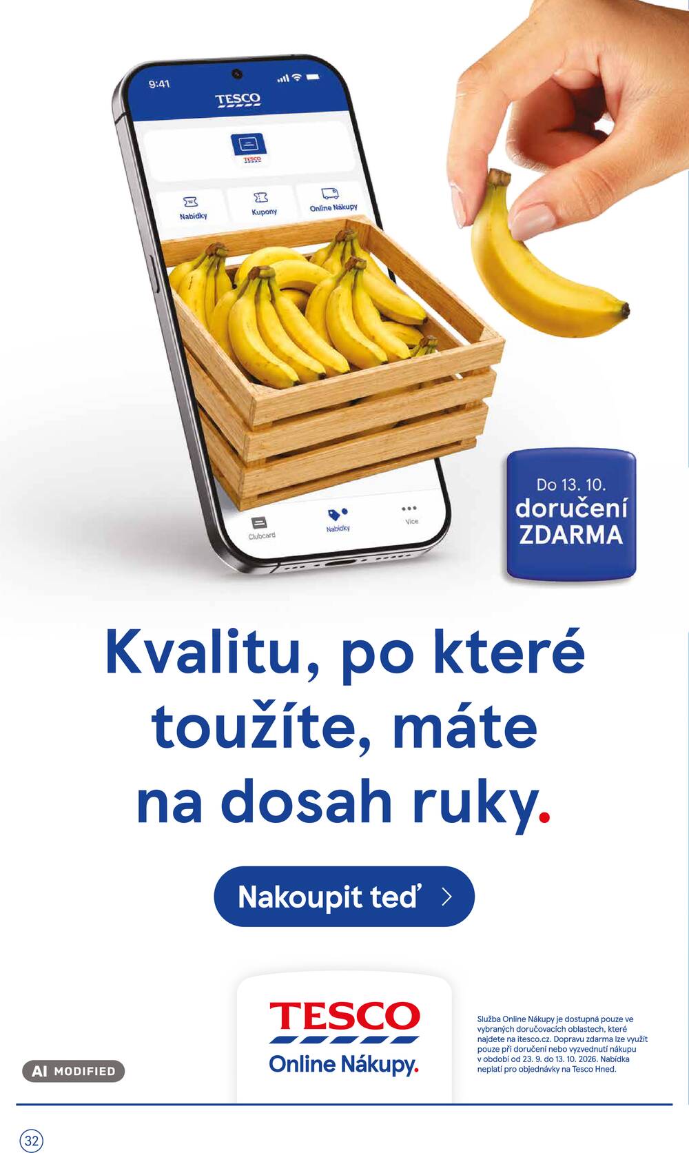 Leták Tesco - Tesco hypermarkety od 7.10. do 13.10.2026 - strana 32 Leták Tesco - Tesco hypermarkety od 7.10. do 13.10.2026 - strana 32