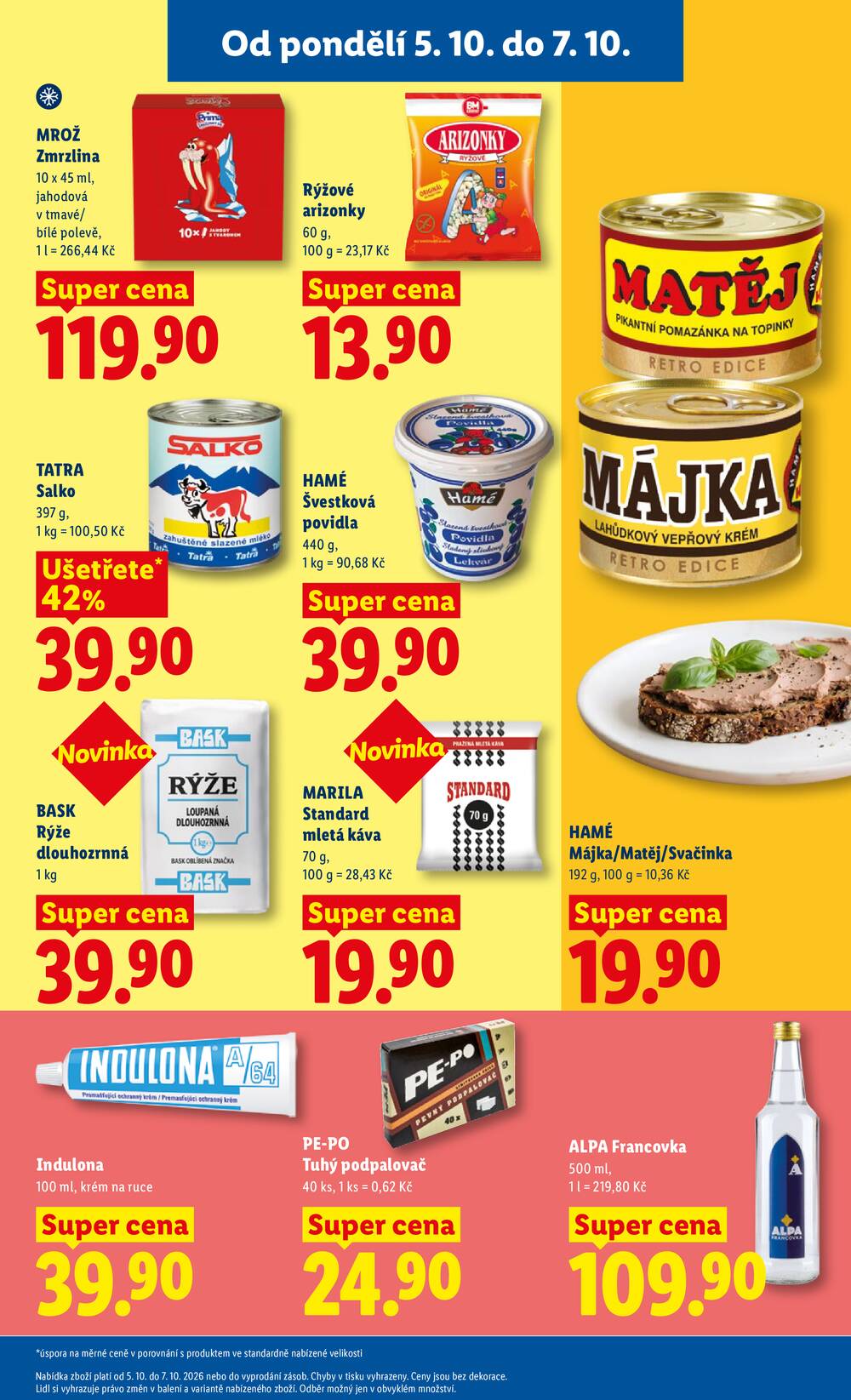 Lidl od 5.10. do 7.10.2026