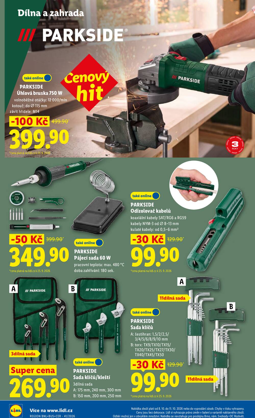 Lidl Spotřební zboží 5.10. - 11.10.