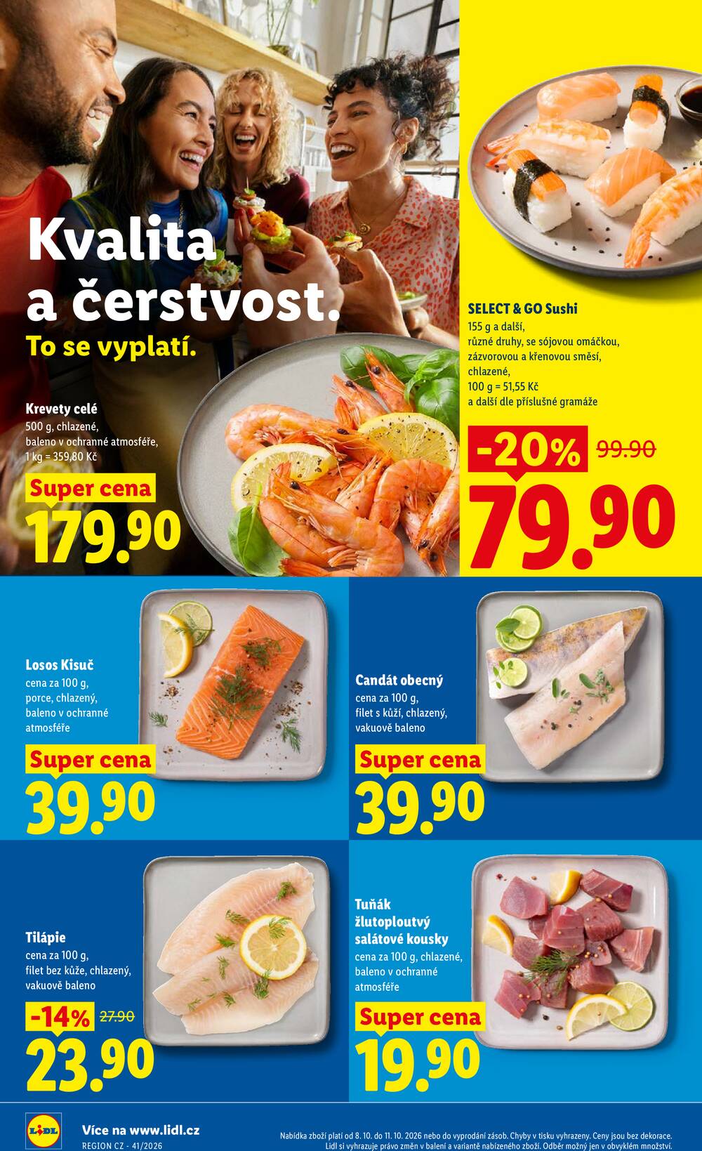 Lidl Čtvrtek od 8.10. do 11.10.2026