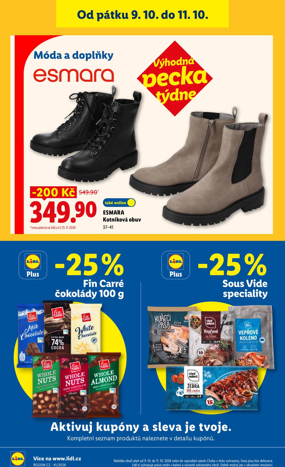 Lidl Čtvrtek od 8.10. do 11.10.2026