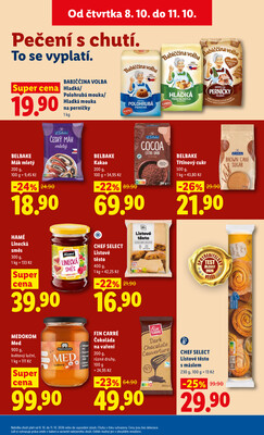 Lidl Čtvrtek od 8.10. do 11.10.2026