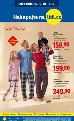 Lidl Čtvrtek od 8.10. do 11.10.2026