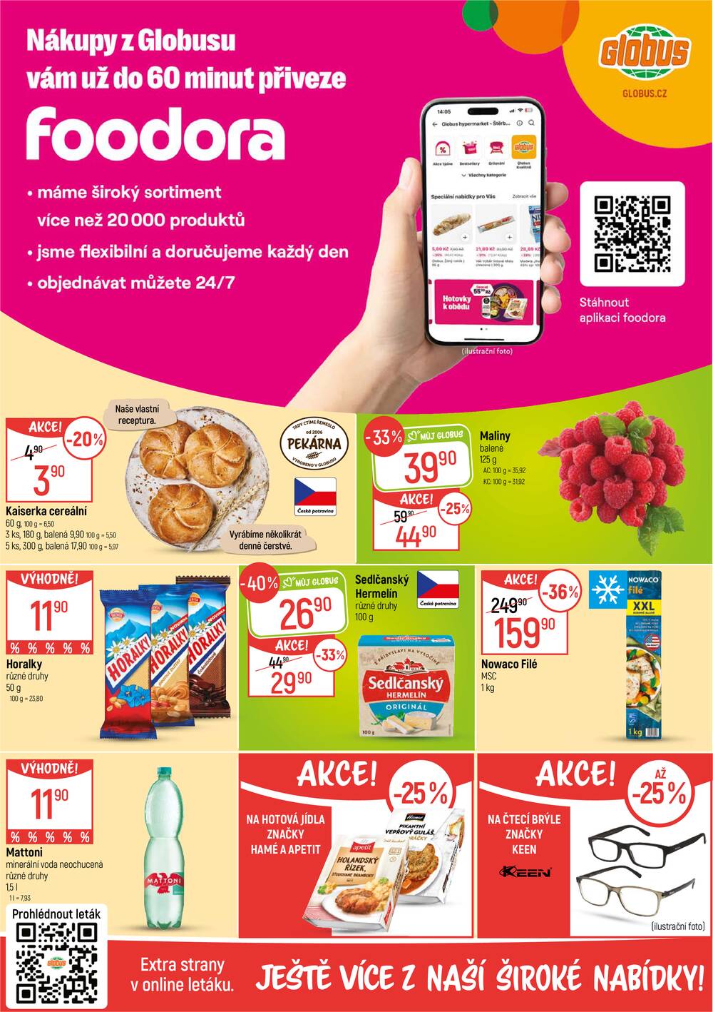 Akční leták Globus 7.10. - 13.10.2026 - Globus Chomutov