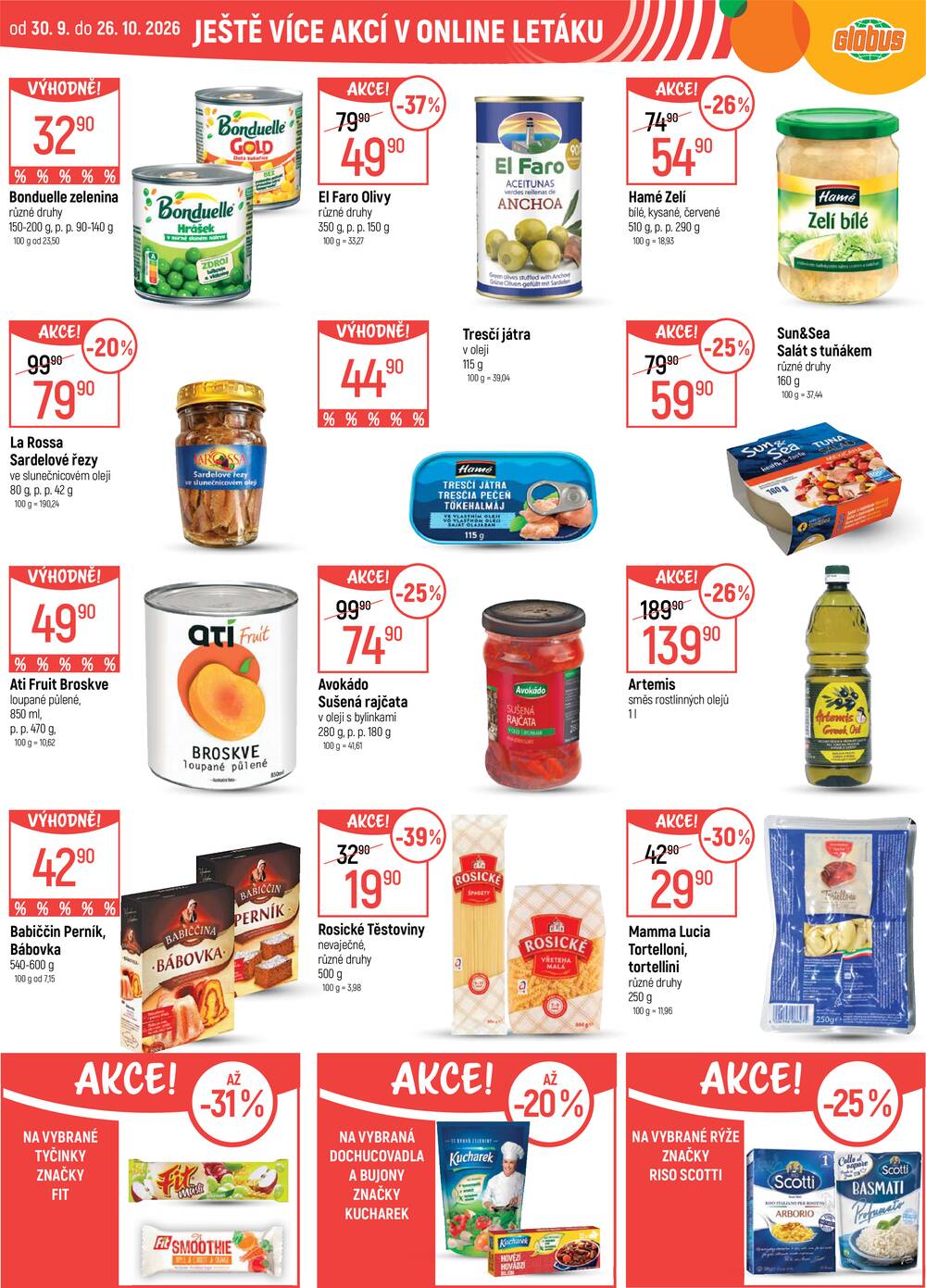 Akční leták Globus 7.10. - 13.10.2026 - Globus Liberec